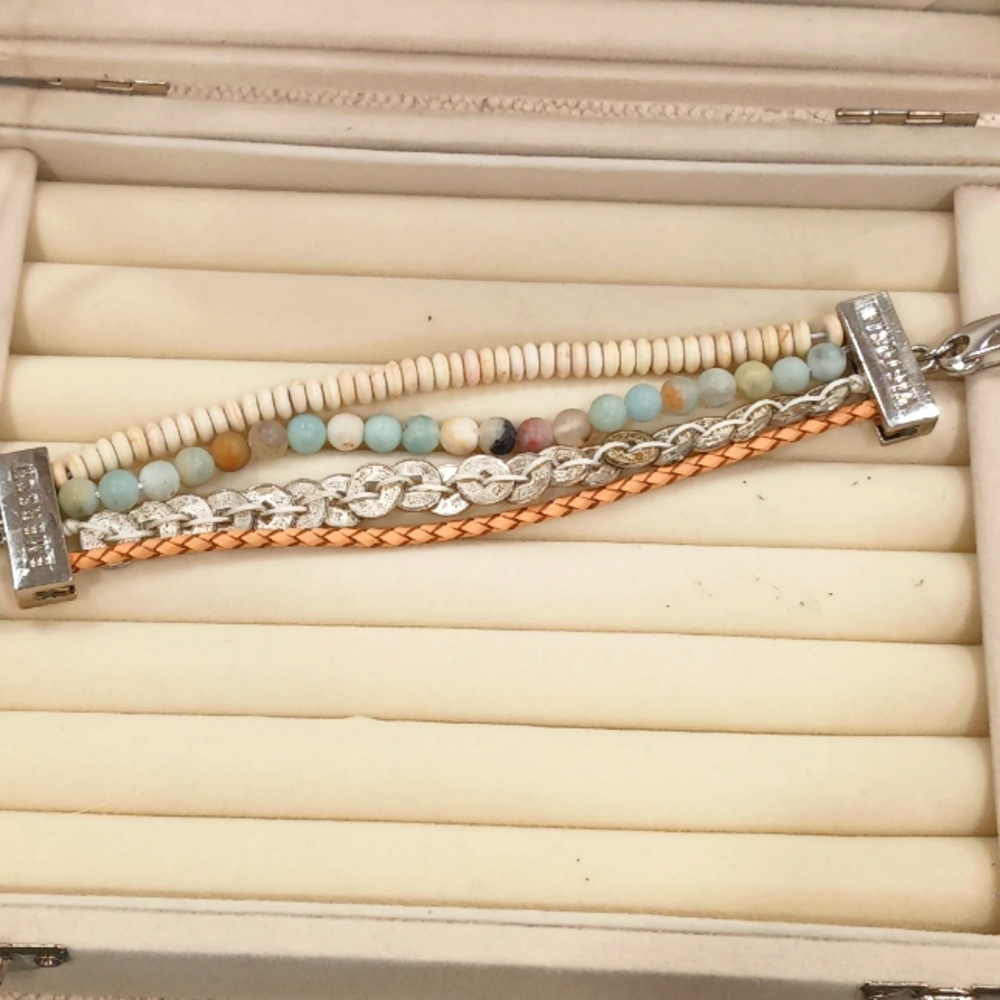 Elegant Multi-Strand Gemstone Bracelet